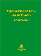 Steuerberater-Jahrbuch 2005/2006 - Fachinstitut der Steuerberater (Hrsg.)