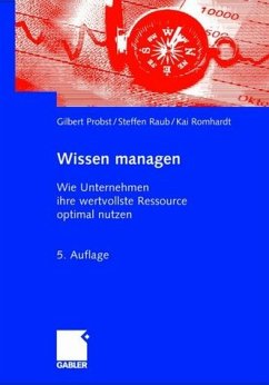 Wissen managen - Probst, Gilbert / Raub, Steffen / Romhardt, Kai