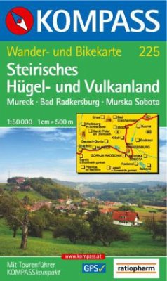 Cover Kompass Karte Steirisches Hügel- und Vulkanland