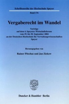 Vergaberecht im Wandel. - Pitschas, Rainer / Ziekow, Jan (Hgg.)