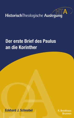 Cover Schnabel, E: Erste Brief des Paulus an die Korinther
