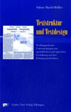 Textstruktur und Textdesign - Hackl-Rößler, Sabine