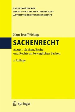Sachenrecht - Wieling, Hans Josef