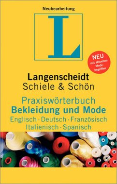 Langenscheidt Praxiswörterbuch Bekleidung und Mode Englisch-Deutsch-Französisch-Italienisch-Spanisch - Buch - Hertel, Karl / Rebmann, Gerhard