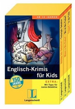 Englisch-Krimis für Kids. Drei Bücher im Schuber - Louisa Hartmann, Annette Weber, Herbert Friedmann, Tina Zang