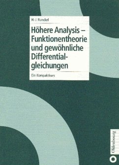 Höhere Analysis - Funktionentheorie und gewöhnliche Differentialgleichungen - Runckel, Hans-Joachim