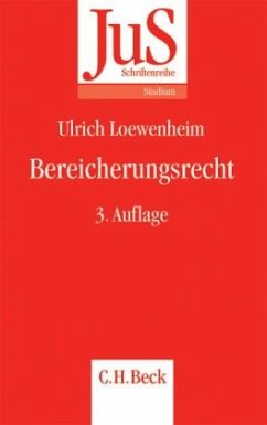 Bereicherungsrecht - Loewenheim, Ulrich