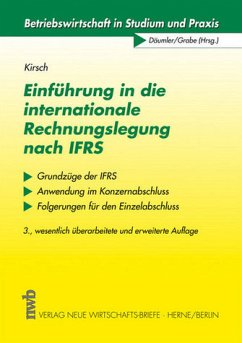 Einführung in die internationale Rechnungslegung nach IFRS - Kirsch, Hanno