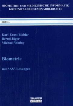 Biometrie - Biebler, Karl-Ernst; Jäger, Bernd; Wodny, Michael