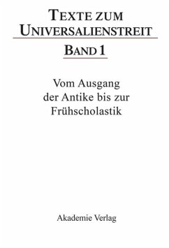 Vom Ausgang der Antike bis zur Frühscholastik - Wöhler, Hans-Ulrich (Hrsg.)