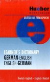 Learner's Dictionary German-English / English-German Learner's Dictionary German-English / English-German