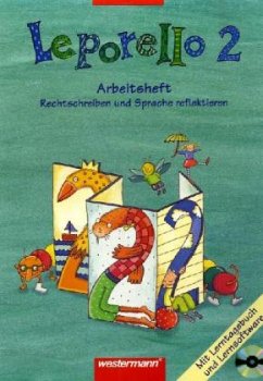 Cover 2. Schuljahr, Arbeitsheft Rechtschreiben und Sprache reflektieren, m. CD-ROM / Leporello SprachLesebuch, Allgemeine Ausgabe 2004