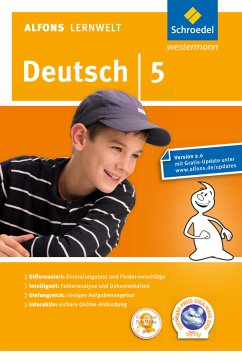 Alfons Lernwelt Lernsoftware Deutsch - aktuelle Ausgabe, DVD-ROM