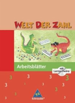 3. Schuljahr, Arbeitsblätter m. CD-ROM / Welt der Zahl, Ausgabe Grundschule Nord