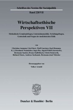 Wirtschaftsethische Perspektiven 7 - Arnold, Volker (Hrsg.)