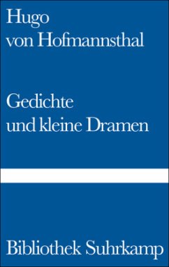 Cover Gedichte und kleine Dramen