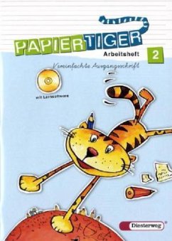 Cover 2. Schuljahr, Arbeitsheft, Vereinfachte Ausgangsschrift, m. CD-ROM / Papiertiger, Allgemeine Ausgabe, Neubearbeitung (2006)