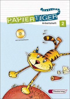 Cover 2. Schuljahr, Arbeitshefte, Unverbundene Schrift, m. CD-ROM / Papiertiger, Allgemeine Ausgabe, Neubearbeitung (2006)