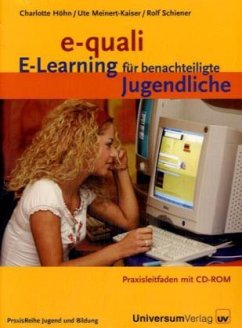 Cover e-quali: E-Learning für benachteiligte Jugendliche, m. CD-ROM