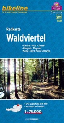 Cover Bikeline Radkarte Waldviertel, Wachau