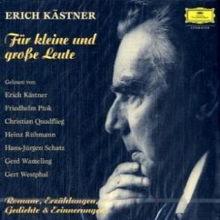 Cover Erich Kästner für kleine und große Leute