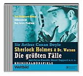 Cover Drei neue Fälle von Sherlock Holmes & Dr. Watson, 3 Audio-CDs