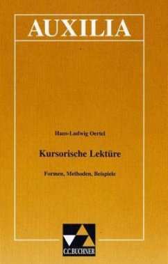 Kursorische Lektüre - Oertel, Hans-Ludwig