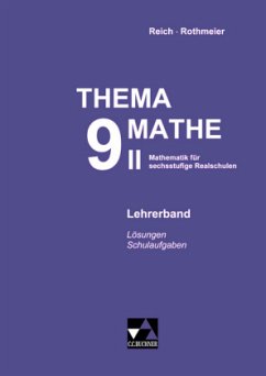 9. Schuljahr, Lehrerband / Thema Mathe - neu Tl.2