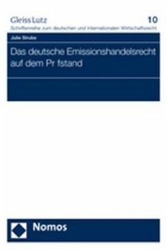 Cover Das deutsche Emissionshandelsrecht auf dem Prüfstand