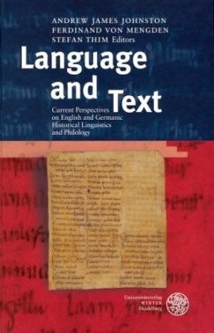 Language and Text - Johnston, Andrew James / von Mengden, Ferdinand / Thim, Stefan (eds.)