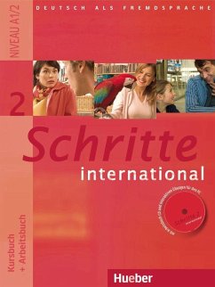Schritte international 2. Kursbuch + Arbeitsbuch mit Audio-CD zum Arbeitsbuch und interaktiven Übungen - Niebisch, Daniela;Penning-Hiemstra, Sylvette;Specht, Franz