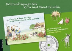 Beschäftigungs-Box, Rica und Hund Fridolin, m. Audio-CD - Schupp, Renate