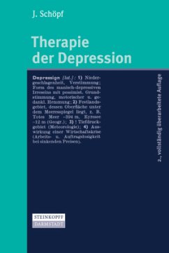 Therapie der Depression - Schöpf, Josef