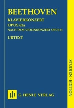 Klavierkonzert Nr.6 D-Dur op.61a, Partitur - Ludwig van Beethoven - Klavierkonzert op. 61a nach dem Violinkonzert op. 61