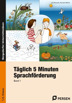 Täglich 5 Minuten Sprachförderung - Band 1 - Gleuwitz, Lily;Kersten, Martin