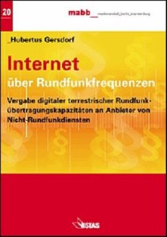 Internet über Rundfunkfrequenzen - Gersdorf, Hubertus