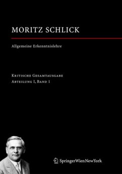 Allgemeine Erkenntnislehre - Schlick, Moritz