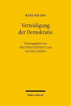 Verteidigung der Demokratie - Kelsen, Hans