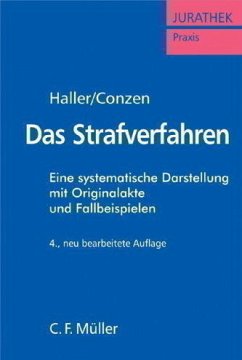 Das Strafverfahren - Haller, Klaus / Conzen, Klaus