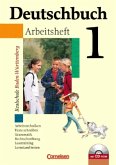 5. Schuljahr, Arbeitsheft m. CD-ROM / Deutschbuch, Realschule Baden-Württemberg Bd.1