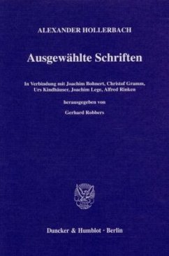 Ausgewählte Schriften - Hollerbach, Alexander