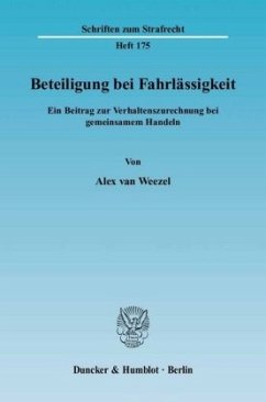 Beteiligung bei Fahrlässigkeit. - Weezel, Alex van