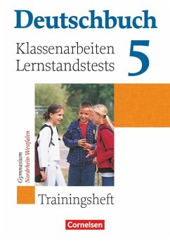 Deutschbuch Gymnasium 5. Schuljahr. Klassenarbeitstrainer mit Lösungen. Nordrhein-Westfalen - Grunow, Cordula;Gierlich, Heinz;Langner, Markus