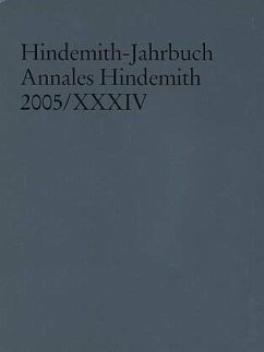 Cover Hindemith-Jahrbuch. Annales Hindemith