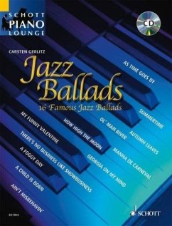 Jazz Ballads, für Klavier, m. Audio-CD - Gerlitz, Carsten