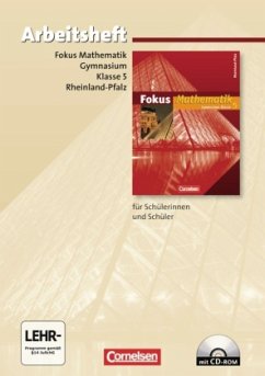 5. Schuljahr, Arbeitsheft, m. CD-ROM / Fokus Mathematik, Gymnasium Rheinland-Pfalz