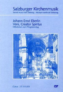 Veni, Creator Spiritus, Offertorium zum Pfingstsonntag, Klavierauszug - Eberlin, Johann E.