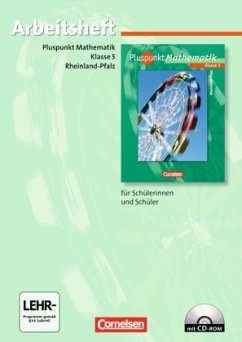Klasse 5, Arbeitsheft, m. CD-ROM / Pluspunkt Mathematik, Ausgabe Rheinland-Pfalz