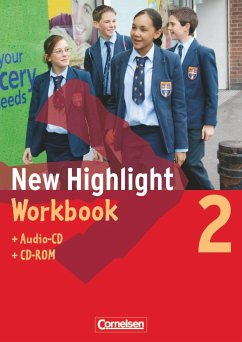 New Highlight 2. 6. Schuljahr. Workbook mit Lieder- und Text-CD und CD-ROM. Allgemeine Ausgabe - Parr, Robert