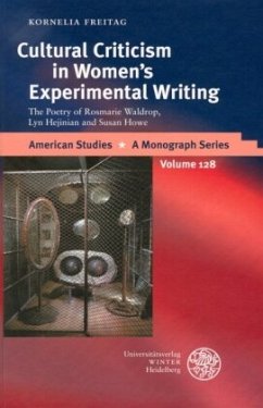 Cover Cultural Criticism in Woman's Experimental Writing